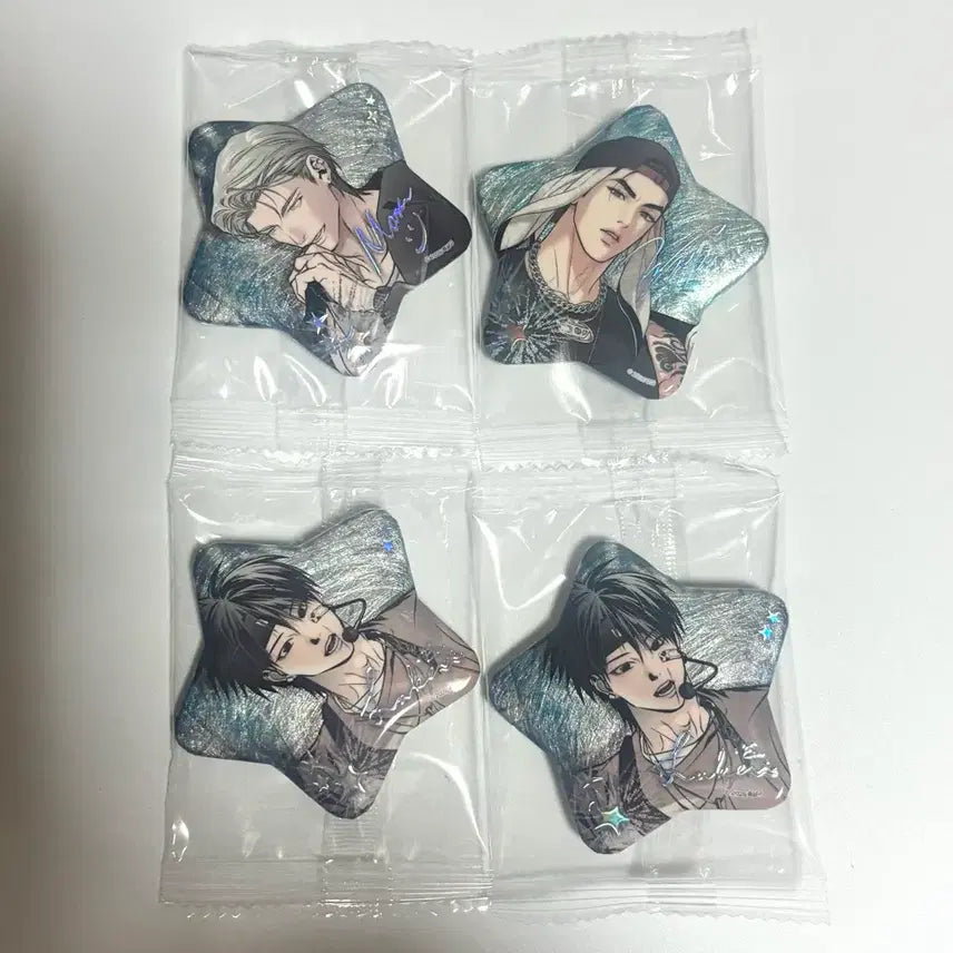 [BUNJANG] Sparkles Resin Popup Can Badge Bundle Set / 스파클즈 레진 팝업 캔뱃지 일괄 징크스 검은목마 원가