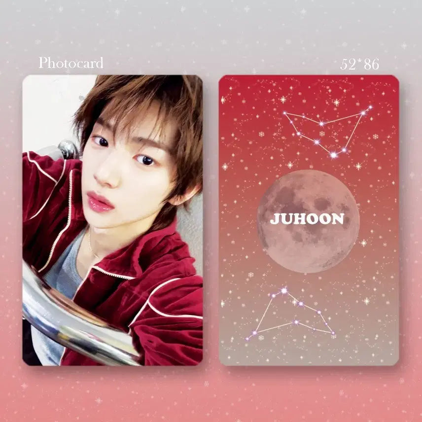 [BUNJANG] KORTIZ Joohoon Photocard Design Set / 코르티스 주훈 비공굿 포카 도안 4종