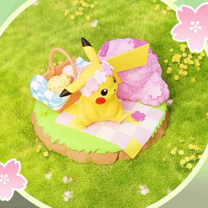 [BUNJANG] Pokemon Official Figure - Spring Pikachu - Sealed / (미개봉) 포켓몬 공식 피규어 사계절 시리즈 피카츄