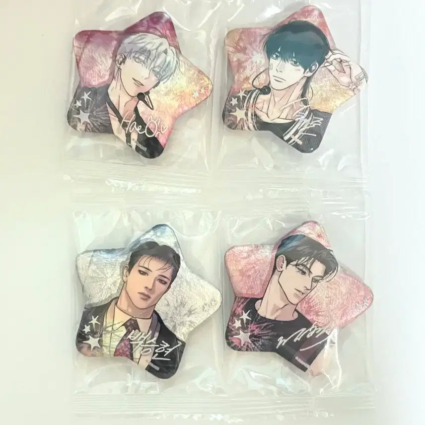[BUNJANG] Sparkles Resin Popup Can Badge Bundle Set Unsealed Limited Run / 스파클즈 레진 팝업 캔뱃지 일괄 언슬립 리미티드런 발화 이리사랑스러운너