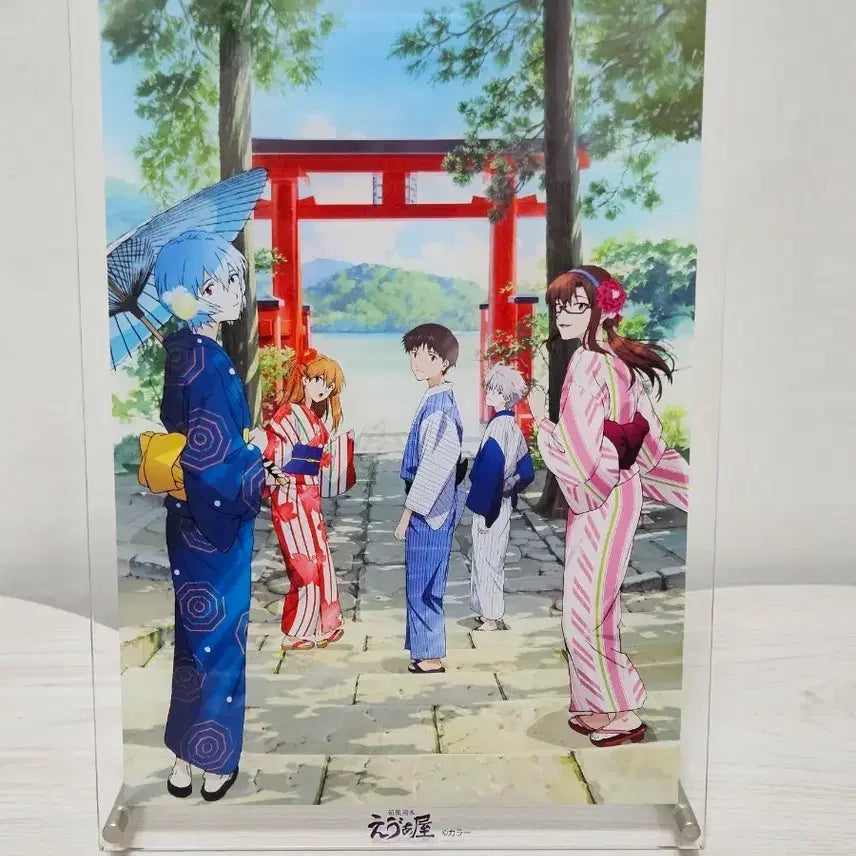 [BUNJANG] Evangelion Large A4 Acrylic Stand Hakone Illustration / 에반게리온 대형 아크릴 스탠드 a4사이즈 하코네 일러스트