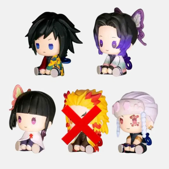 [BUNJANG] Demon Slayer Petatto Mascot Vol. 2 Giyu, Shinobu, Kanao, Tengen Bundle Set / 원가) 귀멸의 칼날 페탓토 마스코트 vol.2 카나오 시노부 기유 텐겐