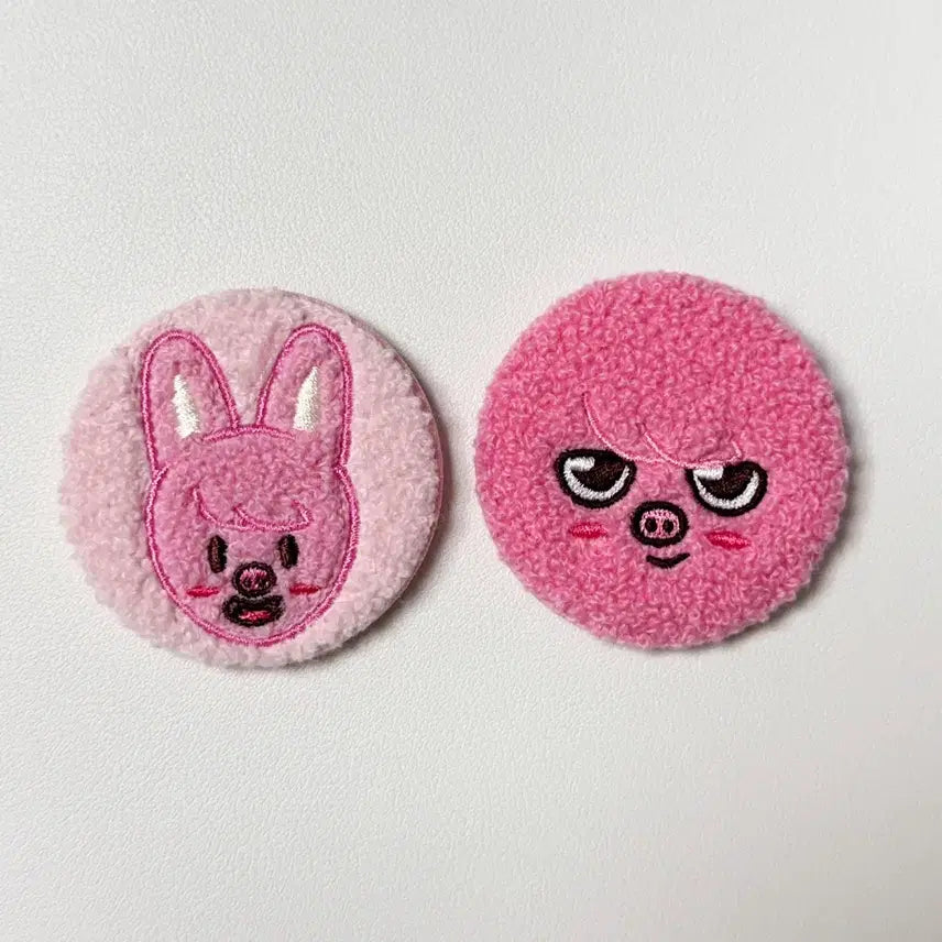 [BUNJANG] SKZOO Secret Buckle Can Badge Set (2pcs) / skzoo 시크릿 버클 캔뱃지 2개세트 돼끼(창빈)
