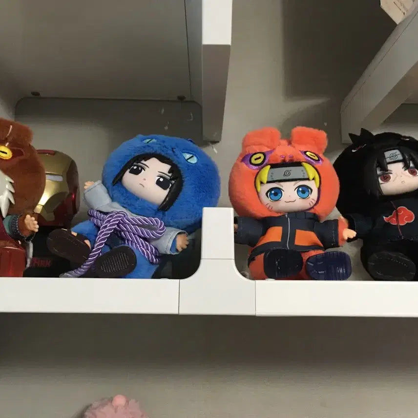 [BUNJANG] Naruto Character Plush Set (4 Types) / 나루토 캐릭터 인형 세트