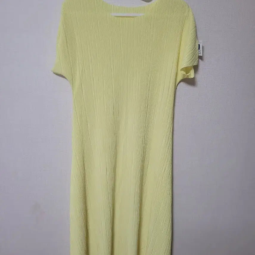 [BUNJANG] Lemon Pleats Long Dress / 레몬플리츠롱원피스   새상품