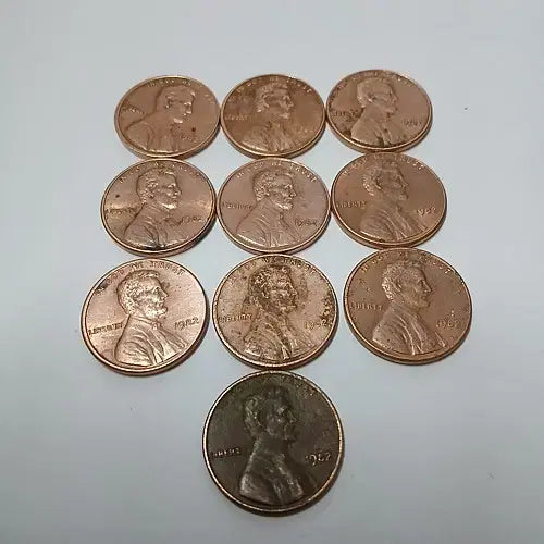 [BUNJANG] 1982 Lincoln Penny Copper (CU) Bundle - 50 Coins (1 Roll) / 링컨페니 1982년도 CU 3.1g