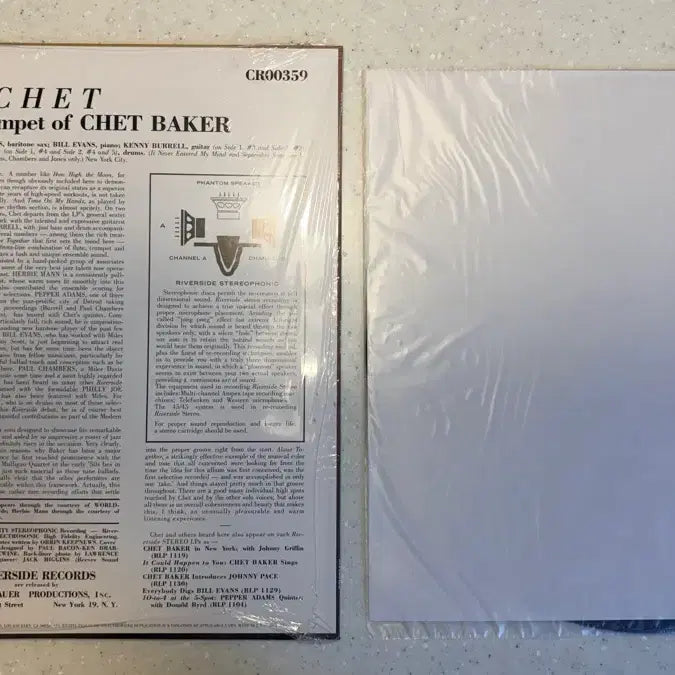 [BUNJANG] Chet Baker Chet (1959) Craft Recordings 180g LP / 인하) 재즈 LP 쳇 베이커 Chet Baker - Chet (크래프트)