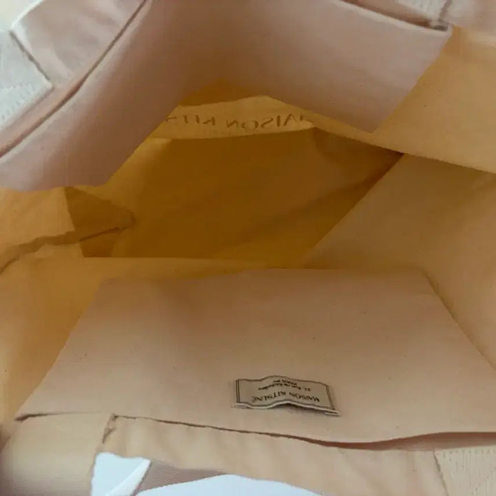 [BUNJANG] Maison Kitsuné Fox Patch Pastel Eco Bag / 메종키츠네 폭스 파스텔 에코백