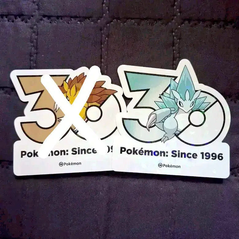 [BUNJANG] Pokemon 30th Anniversary Sticker Set / 포켓몬 30주년 기념 스티커 고지/알로라 판매/교환