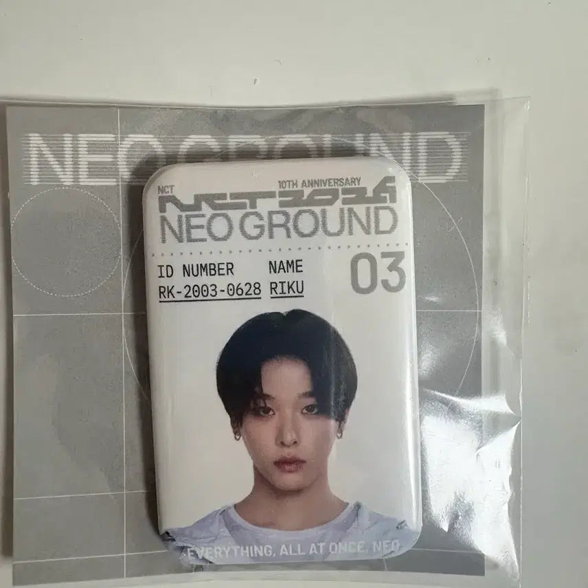 [BUNJANG] NCT 10th Anniversary Rikubadge / nct 10주년 리쿠뱃지