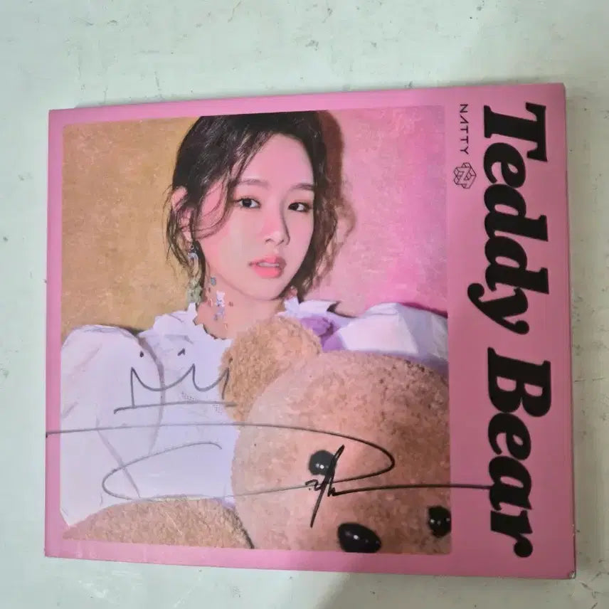 [BUNJANG] NATTY Teddy Bear Signed CD / (희귀)나띠 NATTY Teddy Bear 친필 사인 cd 입니다