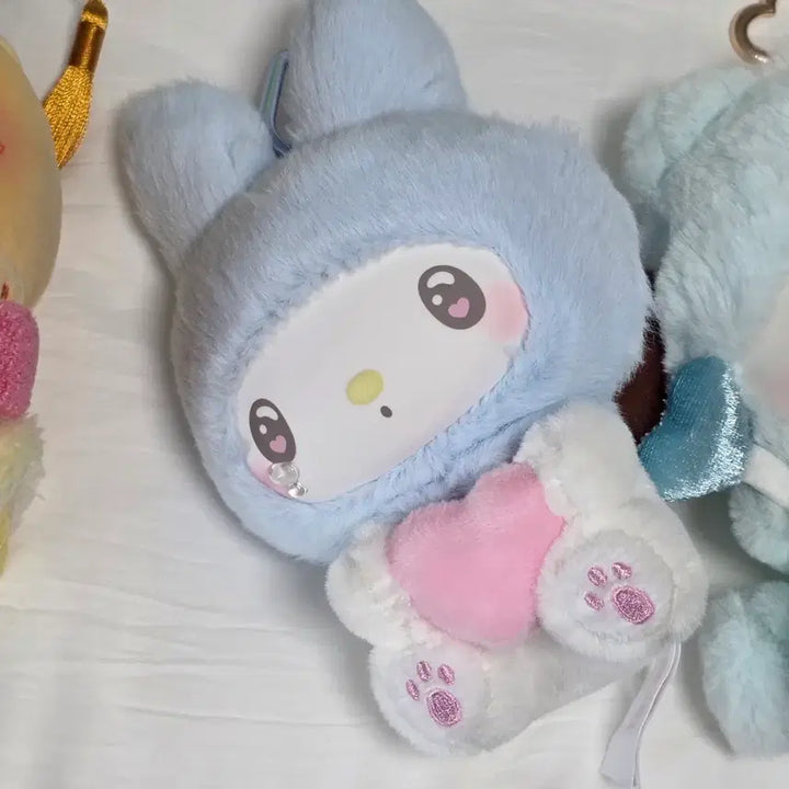[BUNJANG] My Melody 50th Anniversary Toptou Blueberry Milk Candy Doll Keychain / 마이멜로디 50주년 탑토이 블루베리 밀크캔디 인형 키링