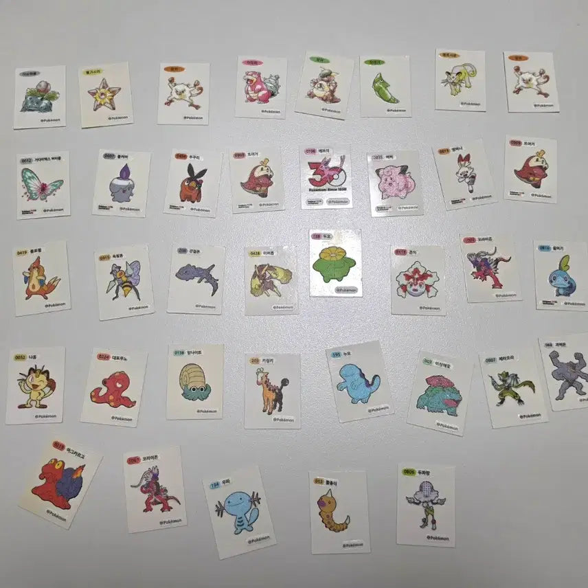 [BUNJANG] Pokemon Stickeralbum Stickers / 포켓몬 30주년 띠부씰 판매 (개당2000원)
