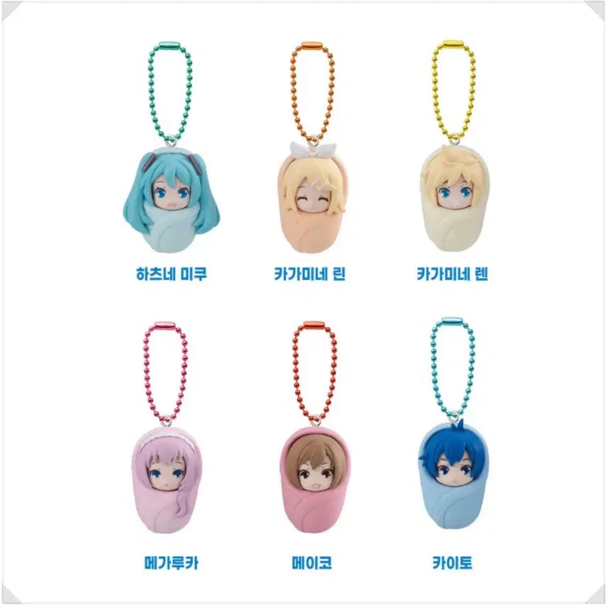 [BUNJANG] Hatsune Miku Babumiku Okurumi Swing Baby Gacha / 하츠네미쿠 바부미쿠 오쿠루미 포대기 스윙 베이비 가챠