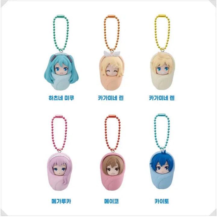[BUNJANG] Hatsune Miku Babumiku Okurumi Swing Baby Gacha / 하츠네미쿠 바부미쿠 오쿠루미 포대기 스윙 베이비 가챠