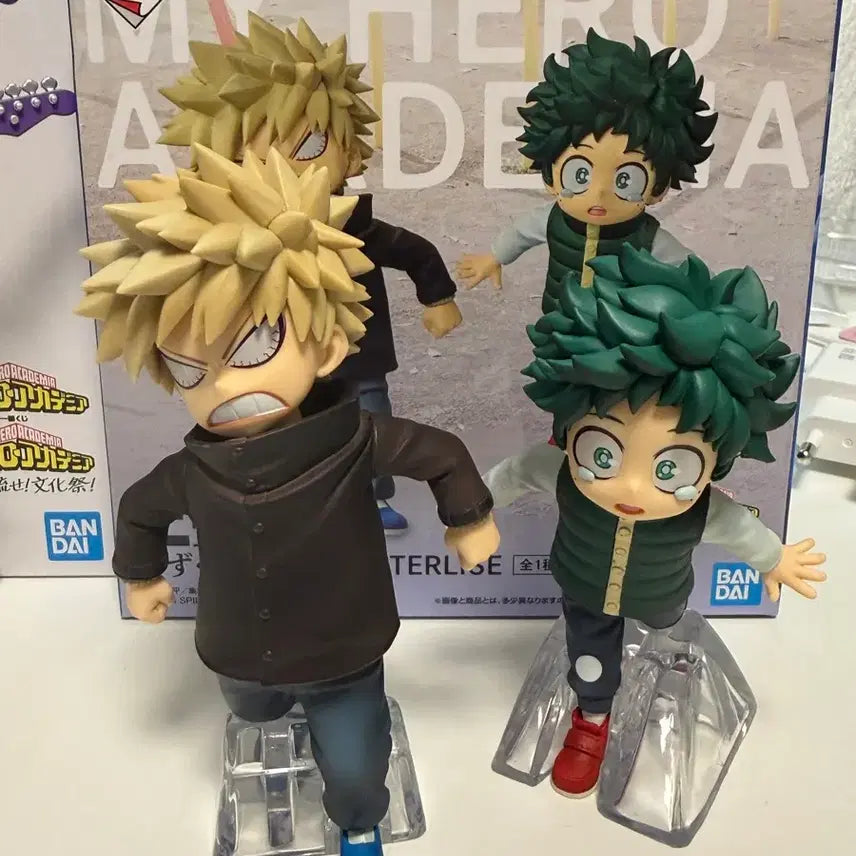 [BUNJANG] My Hero Academia Ichiban Kuji E Prize Chibi Figures Izuku &amp; Bakugo / 나의히어로아카데미아 이치방쿠지 E상 치비 피규어 미도리야 바쿠고