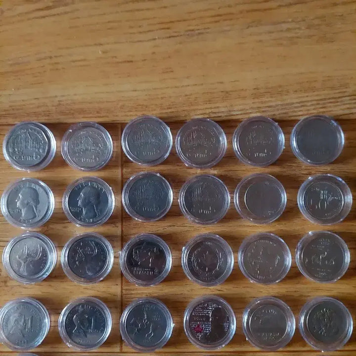 [BUNJANG] Assorted Foreign Coin Collection (Philippines, Thailand, Canada, USA, Japan) - 82 Coins / 외국 동전 모음 (필리핀/태국/캐나다/미국/일본) 82개