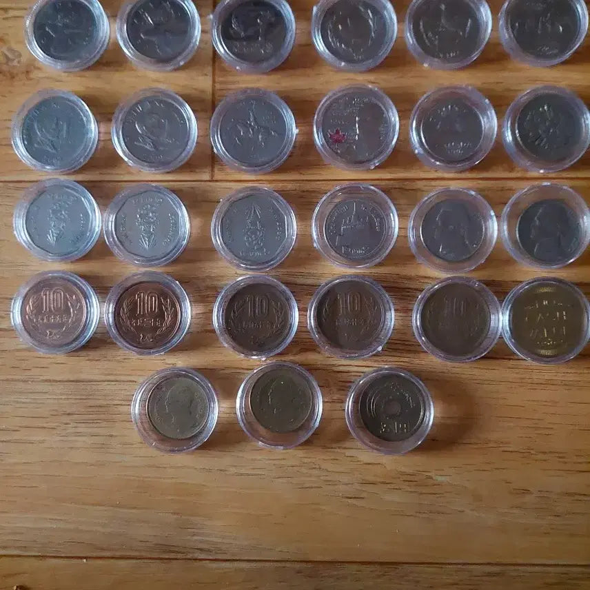 [BUNJANG] Assorted Foreign Coin Collection (Philippines, Thailand, Canada, USA, Japan) - 82 Coins / 외국 동전 모음 (필리핀/태국/캐나다/미국/일본) 82개