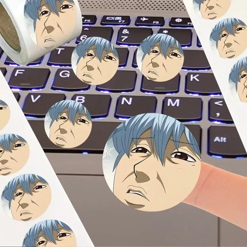 [BUNJANG] Gintoki Sticker Roll / 매우 부담스러운 긴토키 스티커