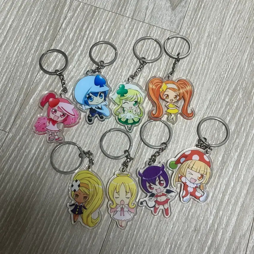 [BUNJANG] Character Check! Character Check! Guardian Characters Keychain Bundle Set / 캐릭캐릭체인지 캐캐체 수호캐릭터 비공식 키링 일괄