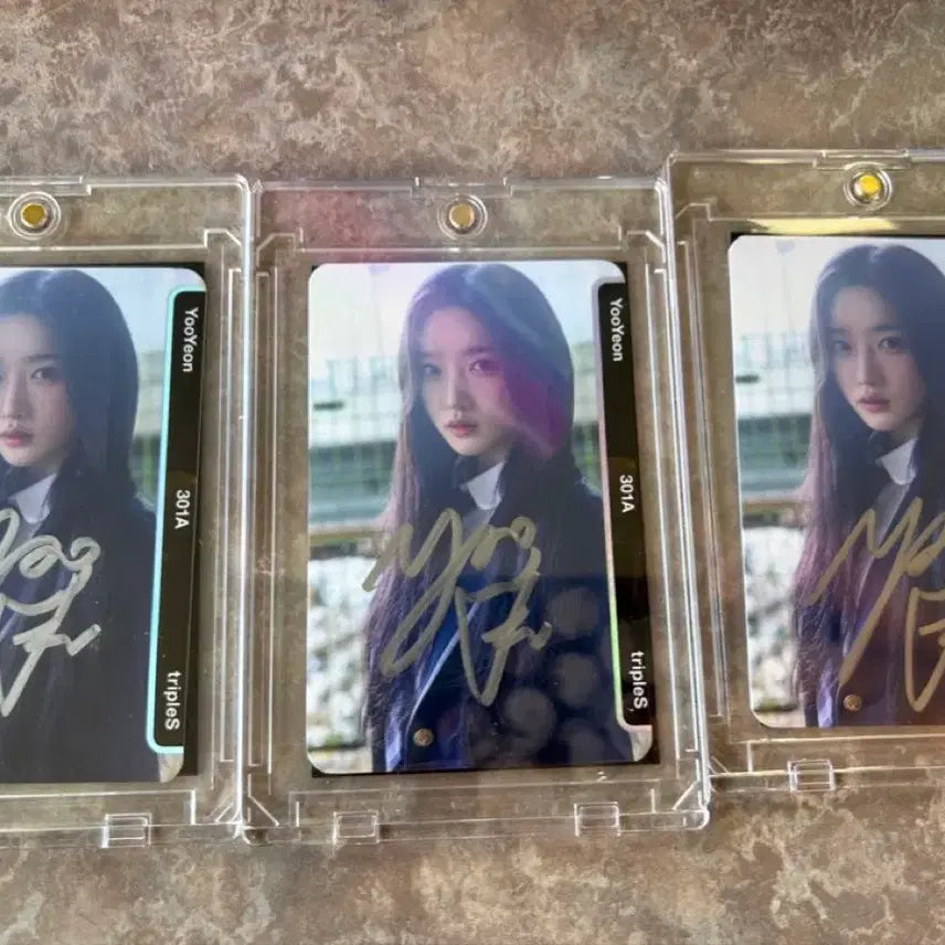 [BUNJANG] tripleS Kim Yooyeon Signed OMA / 트리플에스 미국투어 김유연 싸인 OMA 판매합니다