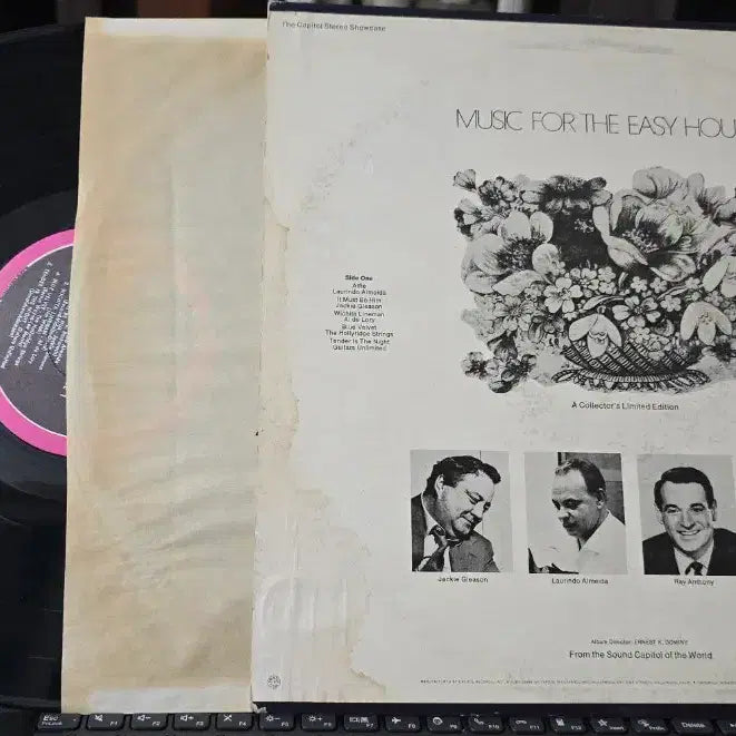 [BUNJANG] Jackie Gleason Music For The Easy Hours LP (1969) / 컴필레이션 LP_Music For The Easy Hours_(US)