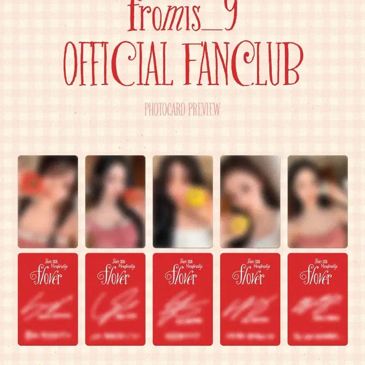 [BUNJANG] fromis_9 Flover 2026 Membership Kit / 프로미스나인 플로버 2026 멤버쉽 키트
