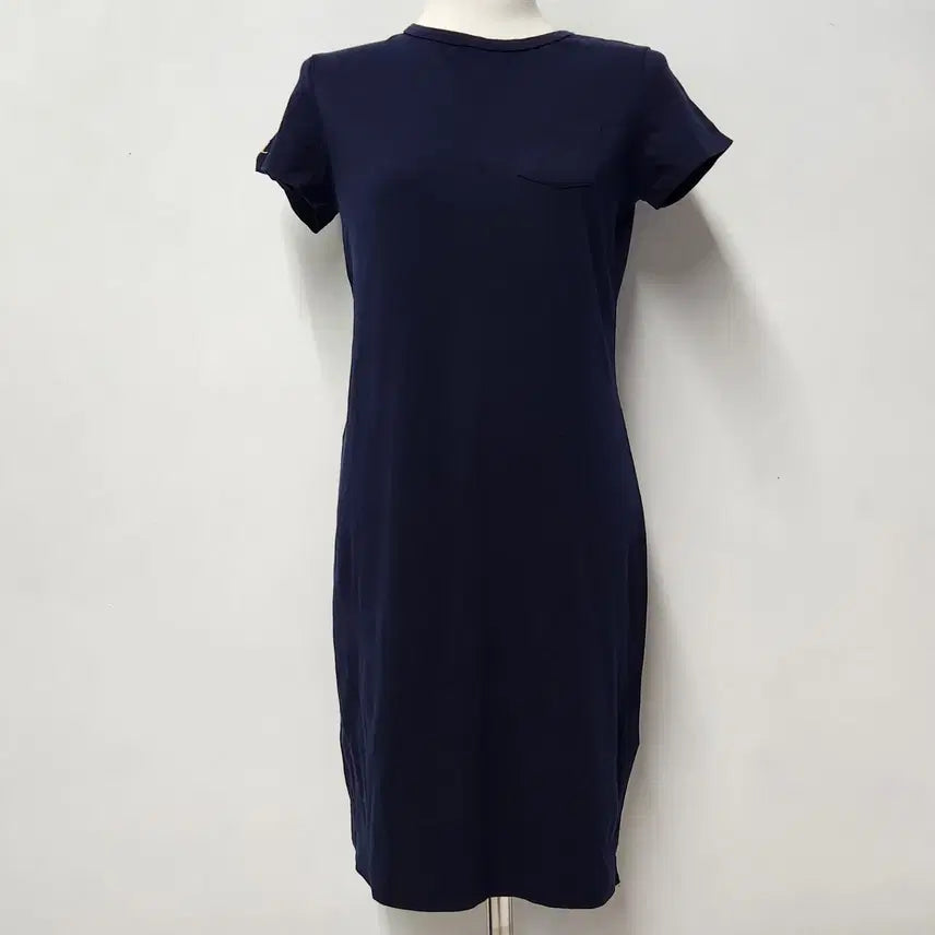 [BUNJANG] Ralph Lauren Sport Navy Cotton Short Sleeve Dress XS / [정품] 랄프로렌 스포츠 네이비 코튼 반팔 원피스 XS