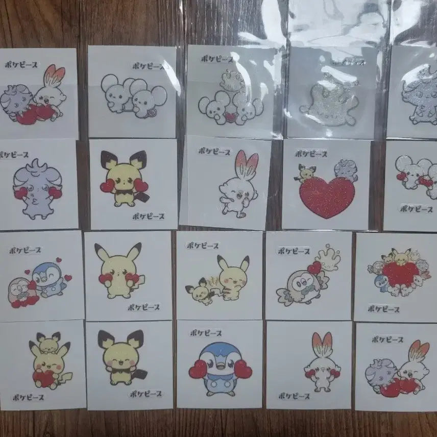 [BUNJANG] Japanese Pokemon Stickers - Bundle Set / 일본 포켓몬 띠부씰