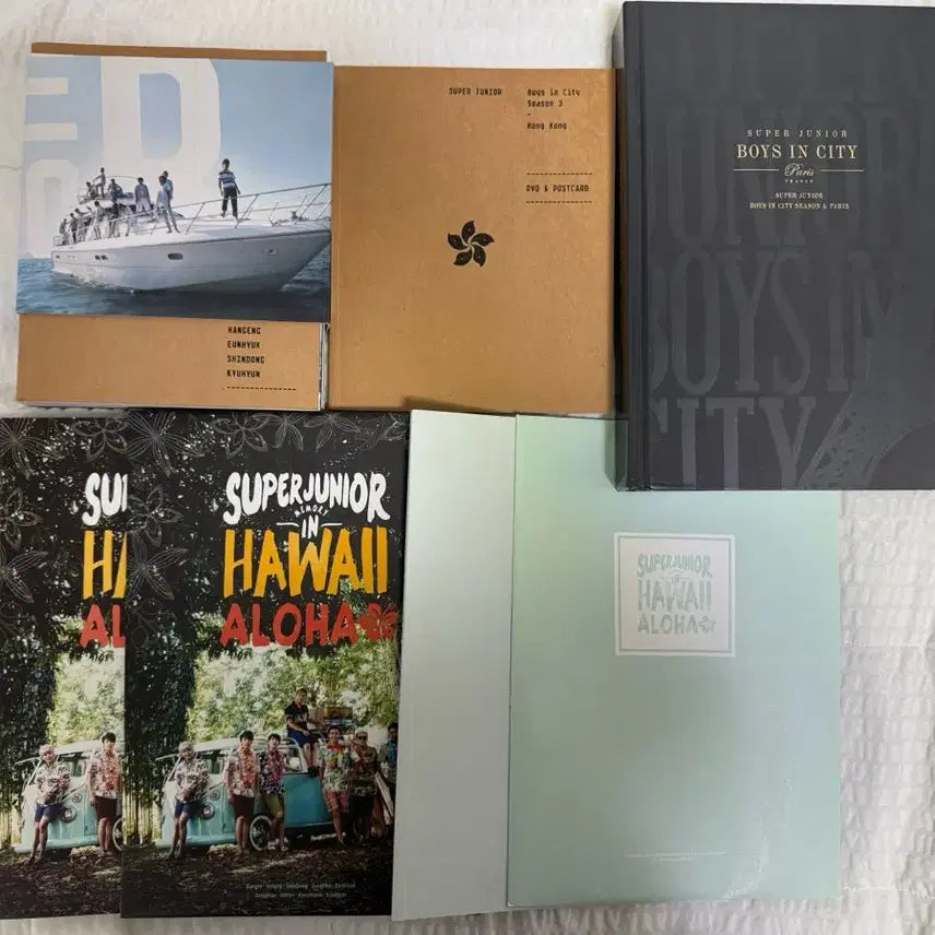 [BUNJANG] Super Junior Bohemian Grove Photobook Bundle Set / 슈퍼주니어 보인시 화보집 앨범 일괄 판매