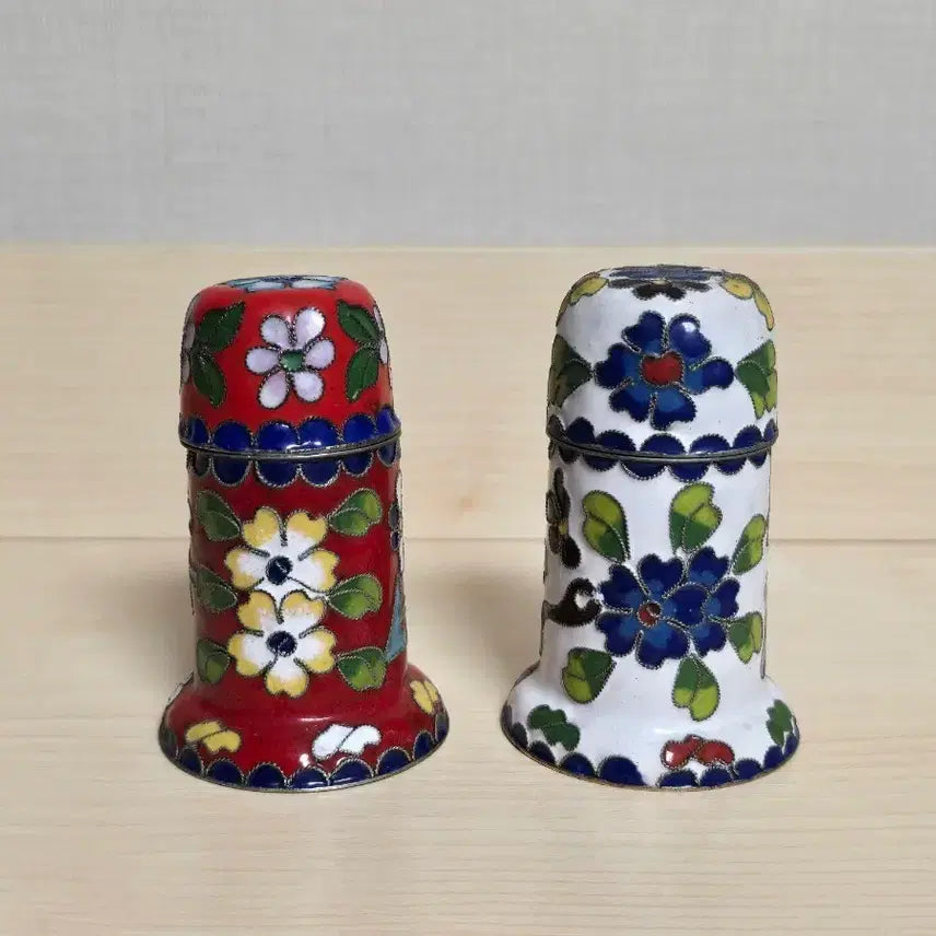 [BUNJANG] Cloisonné Ornament Set (2 pcs) / 칠보 장식품 2개