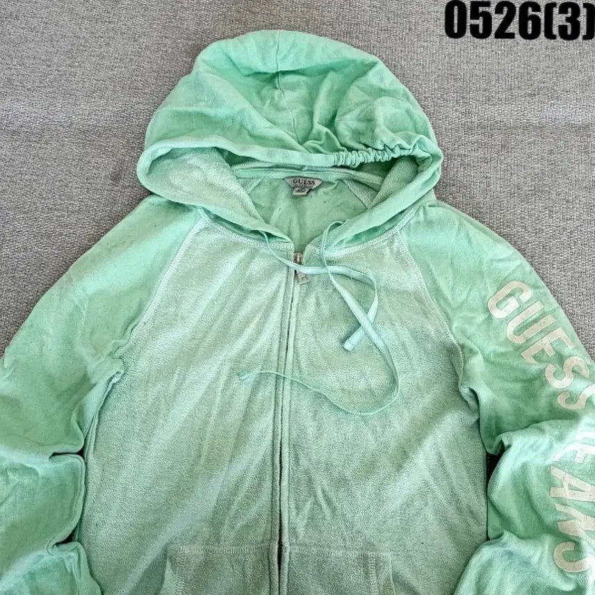[SOLD OUT] Guess 민트색 후드집업 S 0526