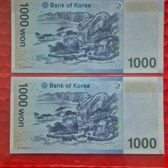 [BUNJANG] Repeat Raider Twin 1000 Won Banknote (3rd Edition) / 3차천원 리피트.레이더 쌍둥이 지폐 완미