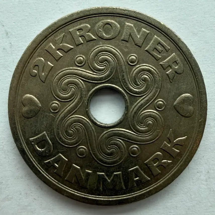 [BUNJANG] 1993 Denmark 2 Kroner Coin / 1993년 덴마크 2크로네 동전 S3321
