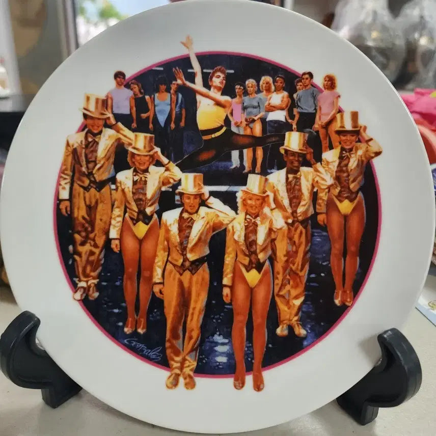 [BUNJANG] Avon Hollywood Chorus Line Ceramic Plate / 에이본 AVON 할리우드 코러스 라인 도자기