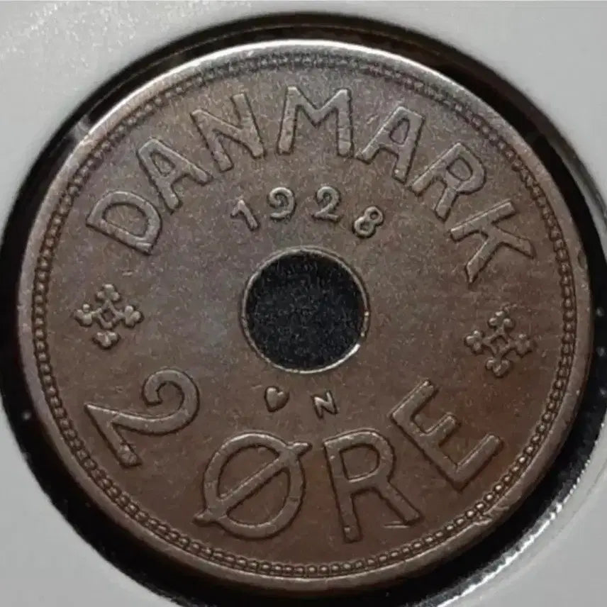 [BUNJANG] Denmark 1928 2 Ore Coin / 덴마크 1928년 2오레.외국주화 주화 화폐 동전