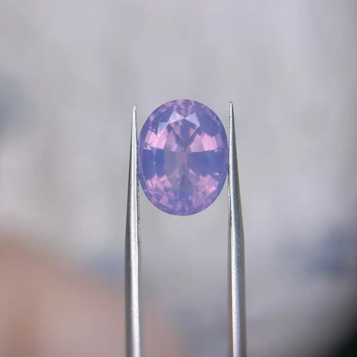 [BUNJANG] Rhodonite Oval Cut Gemstone 8.27ct / 진 라벤더 문 쿼츠 / 진라문쿼 오벌컷 8.27ct