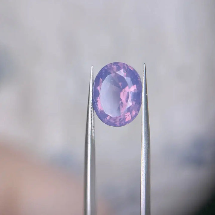 [BUNJANG] Rhodonite Oval Cut Gemstone 8.27ct / 진 라벤더 문 쿼츠 / 진라문쿼 오벌컷 8.27ct