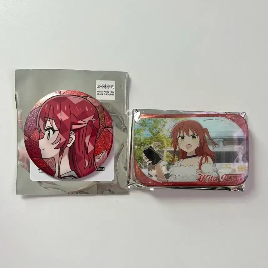 [BUNJANG] Bocchi the Rock! Ikuyo Kita Can Badge Bundle Set / 봇치더록 키타 이쿠요 캔뱃지 일괄
