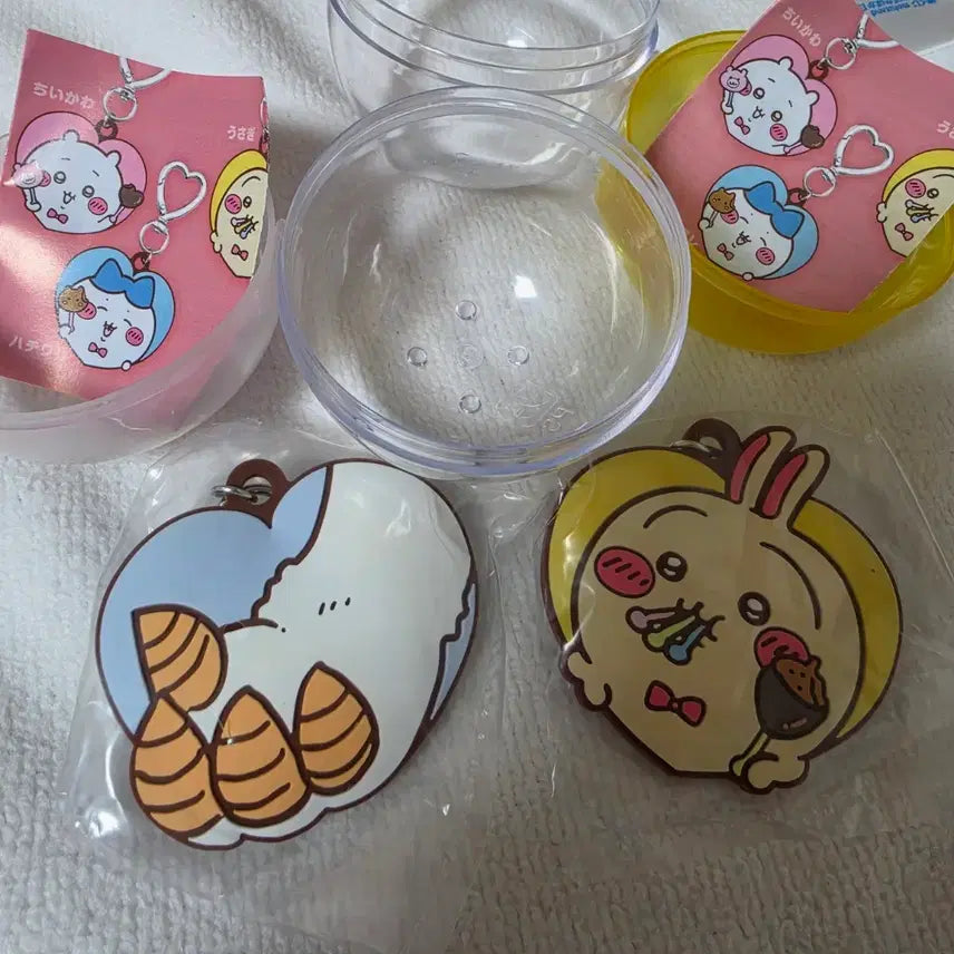[BUNJANG] Chiikawa Heart Rubber Charm Bundle Set / (일괄) 치이카와 하트 러버 가챠