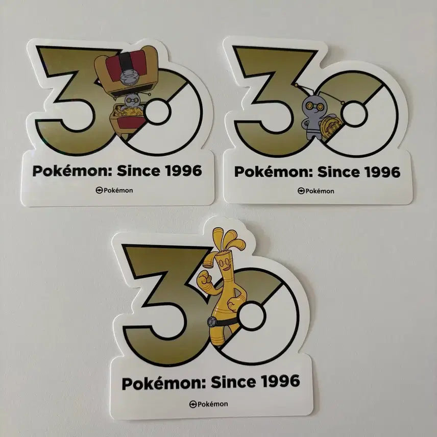 [BUNJANG] Pokemon 30th Anniversary Logo Sticker Collection Box / 포켓몬 30주년 로고스티커 모으령 상자폼 도보폼 타부자고