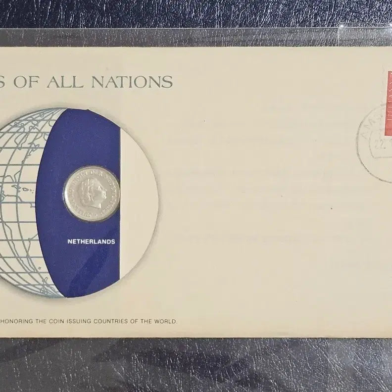 [BUNJANG] Franklin Mint Netherlands Coin First Day Cover / 프랭크린민트사 네덜란드 주화포함 초일봉투