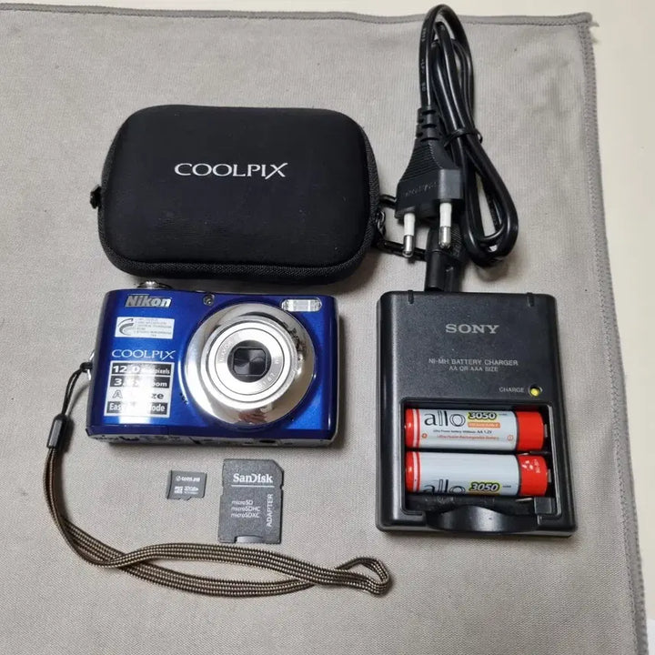 [BUNJANG] Nikon Coolpix L22 Blue Digital Camera / 니콘 쿨픽스 L22 블루 디지털 카메라 팝니다.