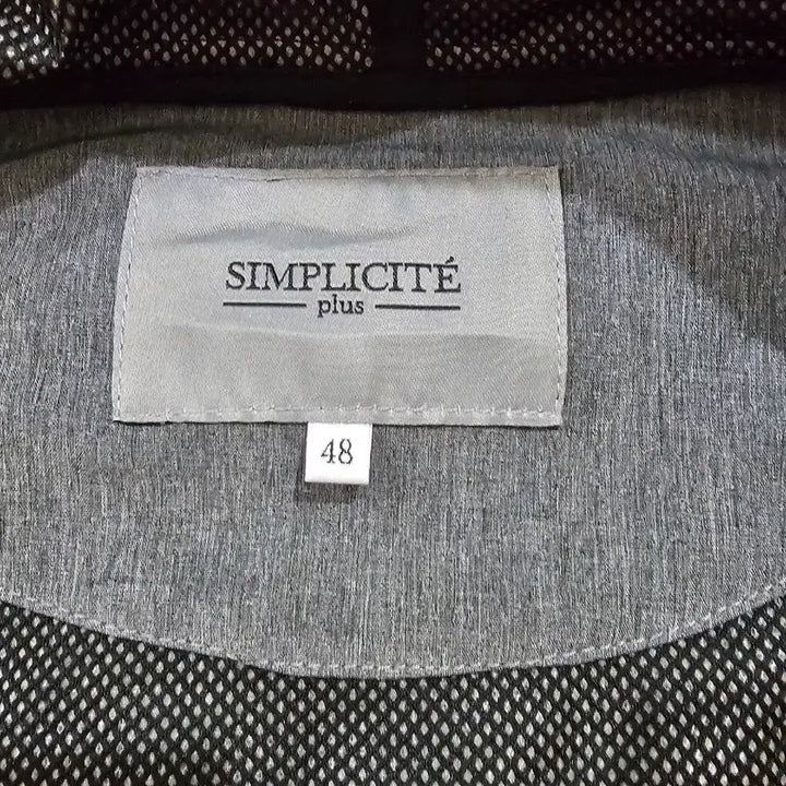 [BUNJANG] Simplicite Grey Zip-Up Hoodie Jacket Size 48 / SIMPLICTE 회색 후드 집업 자켓 48사이즈