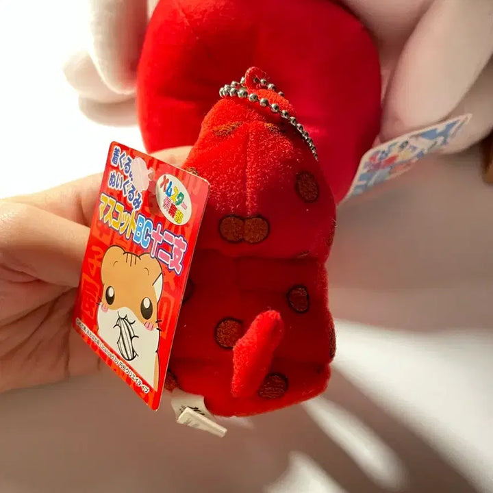 [BUNJANG] Hamster Club Red Snake Mini Doll Strap / [레어]햄스터 클럽 빨강 뱀 미니 인형 스트랩(택ㅇ)