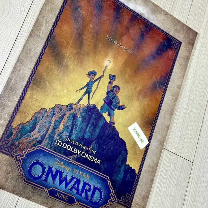 [BUNJANG] Onward Dolby Cinema A3 Poster Pixar Disney / [2020초희귀한정판]영화 온워드 돌비 포스터(A3) 픽사 디즈니 포스터