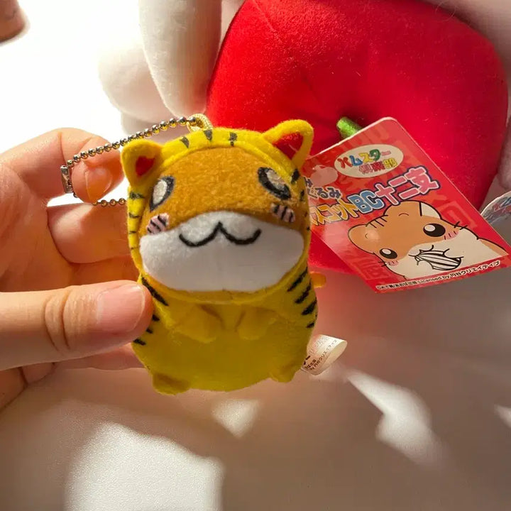 [BUNJANG] Hamster Club Tiger Mini Doll Strap / [레어]햄스터 클럽 호랑이 미니 인형 스트랩(택ㅇ)