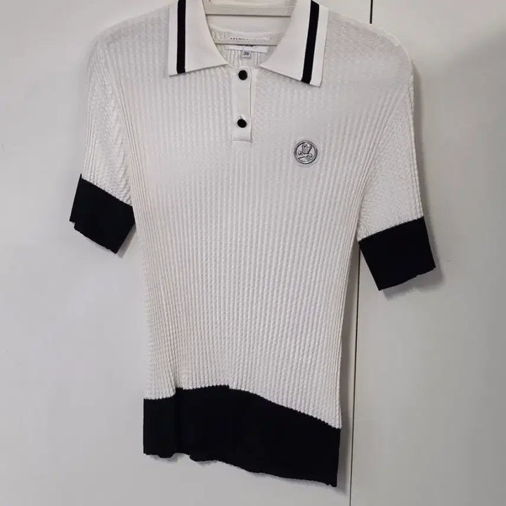[BUNJANG] Mark &amp;ロナ Golf Ribbed Knit Top / 마크앤로나 골프 골지니트  36