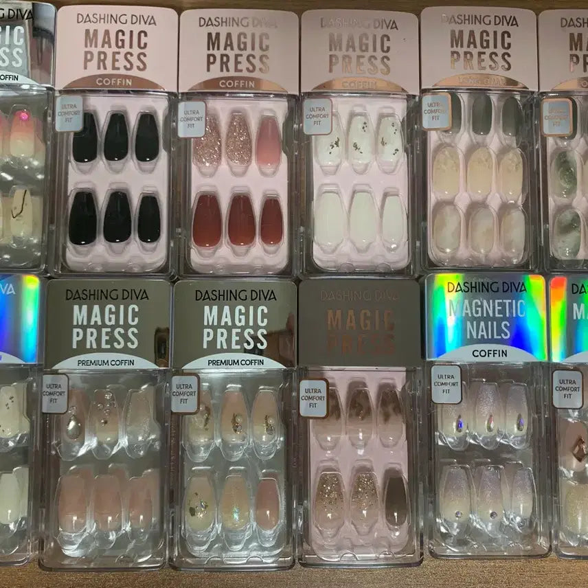 [BUNJANG] Dashing Diva Magic Press Nail Tips Bundle Set / 데싱디바 매직프레스 네일팁 일괄
