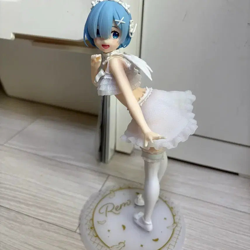 [BUNJANG] Re:Zero Rem Angel Figure / 렘 천사 엔젤 피규어 박스O